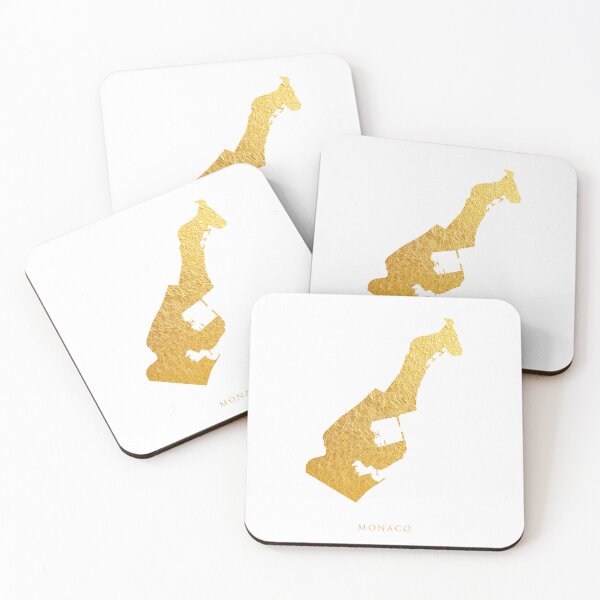 Item preview, Monaco Gold Map designed and sold by ArtPrints.