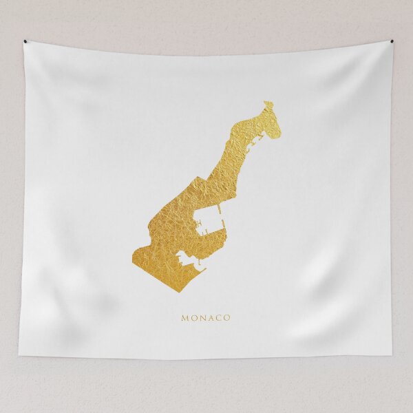 Item preview, Monaco Gold Map designed and sold by ArtPrints.