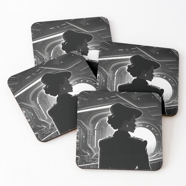 Item preview, Film Noir Sci-Fi Art Print designed and sold by tonyartprints.