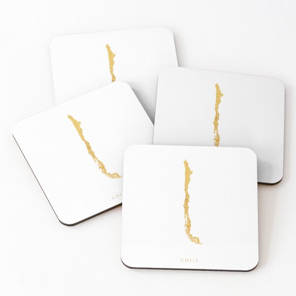 Item preview, Chile Gold Map designed and sold by ArtPrints.