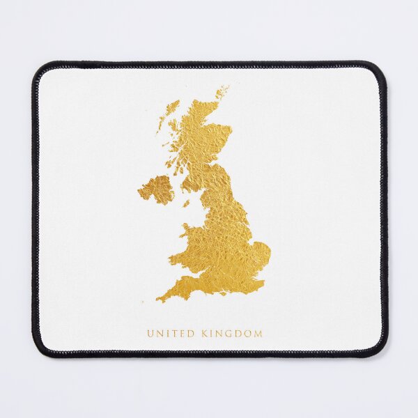 Item preview, United Kingdom Gold Map designed and sold by ArtPrints.