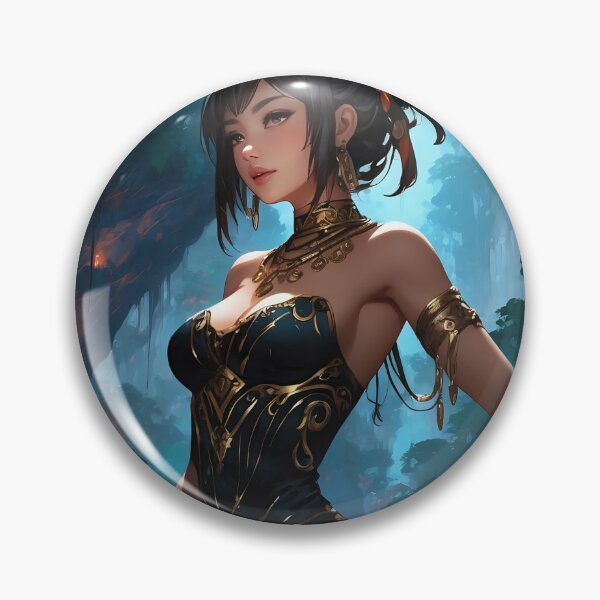 Item preview, Enchantress of the Jungle Mysterious and Captivating designed and sold by ArtComixHaven.