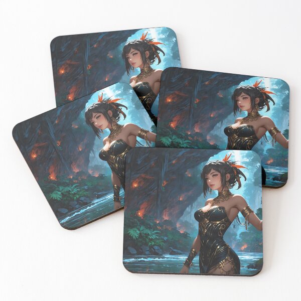 Item preview, Enchantress of the Jungle Mysterious and Captivating designed and sold by ArtComixHaven.