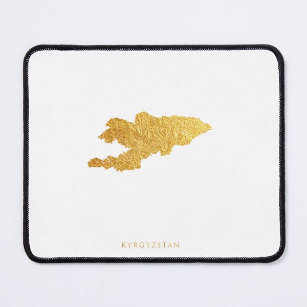 Item preview, Kyrgyzstan Gold Map designed and sold by ArtPrints.