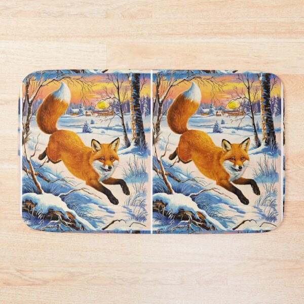 Artikelvorschau, Fuchs-Porträt. Wintersaison, Schneefuchs, Vintage-Fuchs, Fuchs-Charakter, Fuchs-Malerei, Edgar Degas-Stil entworfen und verkauft von FoxVibes.