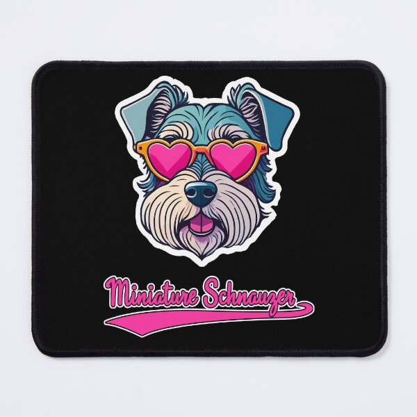 Item preview, Miniature Schnauzer in Heart Shaped Sunglasses designed and sold by KellysComColors.