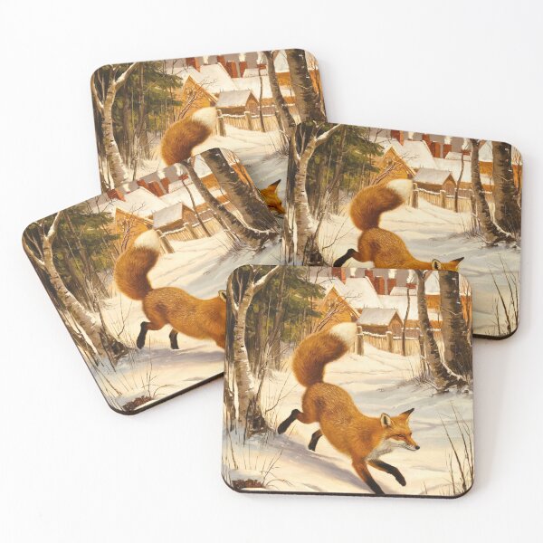 Artikelvorschau, Fuchs-Porträt. Wintersaison, Schneefuchs, Vintage-Fuchs, Fuchs-Charakter, Fuchs-Malerei, Edgar Degas-Stil entworfen und verkauft von FoxVibes.