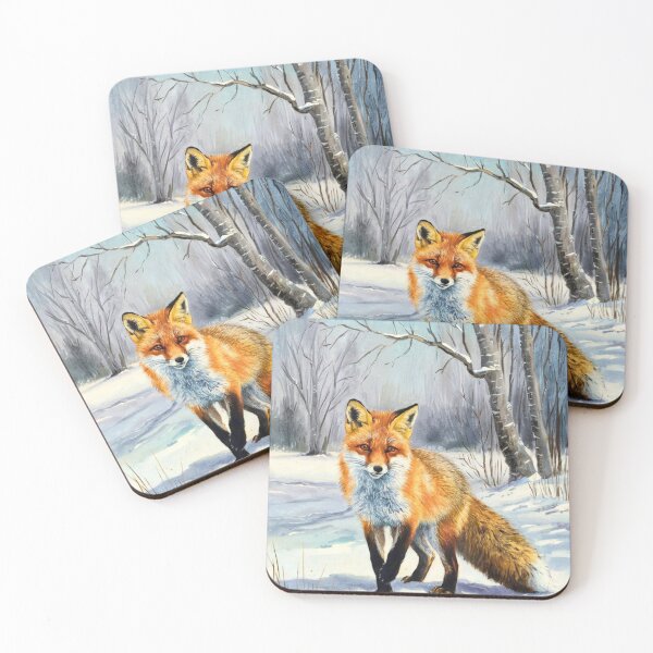 Artikelvorschau, Fuchs-Porträt. Wintersaison, Schneefuchs, Vintage-Fuchs, Fuchs-Charakter, Fuchs-Malerei, Edgar Degas-Stil entworfen und verkauft von FoxVibes.
