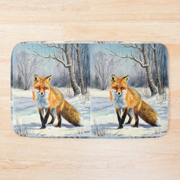 Artikelvorschau, Fuchs-Porträt. Wintersaison, Schneefuchs, Vintage-Fuchs, Fuchs-Charakter, Fuchs-Malerei, Edgar Degas-Stil entworfen und verkauft von FoxVibes.