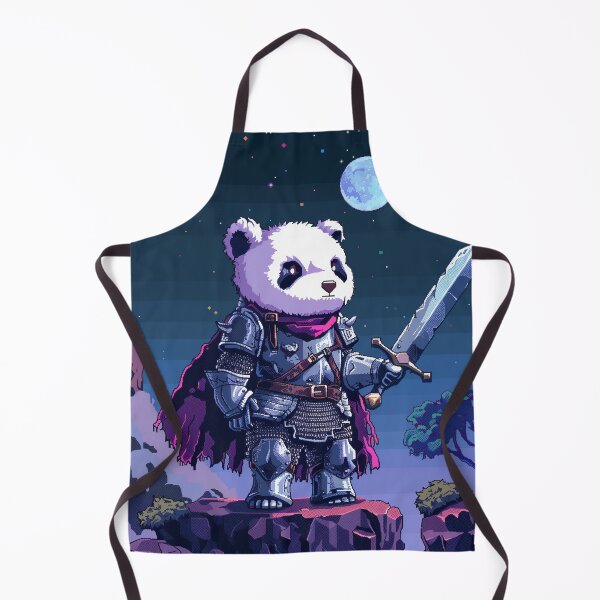 Item preview, Panda Paladin Pixel Art designed and sold by Kaos-Bit.