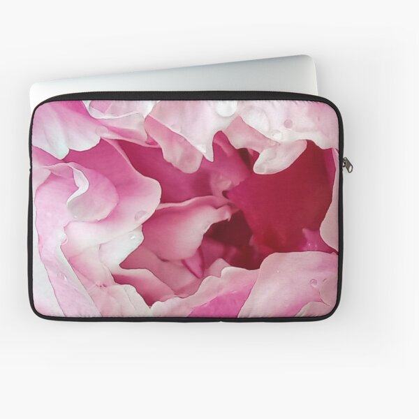 Garden Dreams- Tulips Daisy Foamflower Botanical- Linen Laptop Sleeve for Sale by winkeltriple | Redbubble Garden Dreams... 