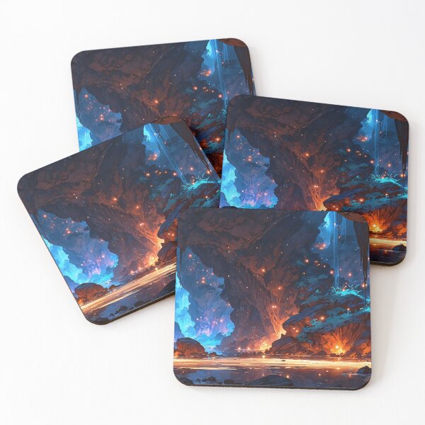 Item preview, "Starlit Sanctuary Nature's Mystical Nighttime Glow" designed and sold by ArtComixHaven.