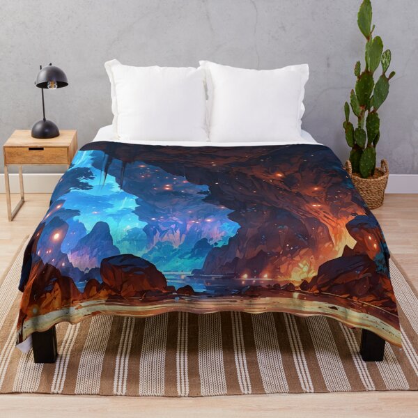 Item preview, "Starlit Sanctuary Nature's Mystical Nighttime Glow" designed and sold by ArtComixHaven.