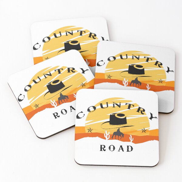 Item preview, Country road, cowboy and hat designed and sold by Wylkerd.
