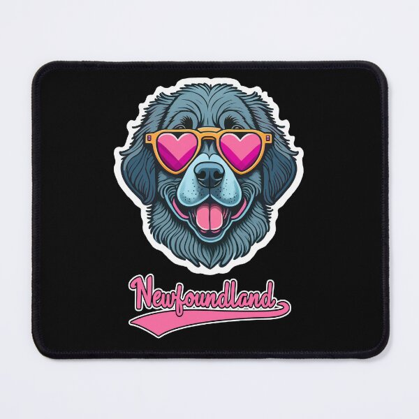 Item preview, Newfoundland in Heart Shaped Sunglasses designed and sold by KellysComColors.