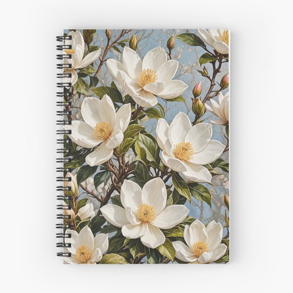 Item preview, Pure Elegance: White Magnolia Flowers Design designed and sold by Lizetteh.