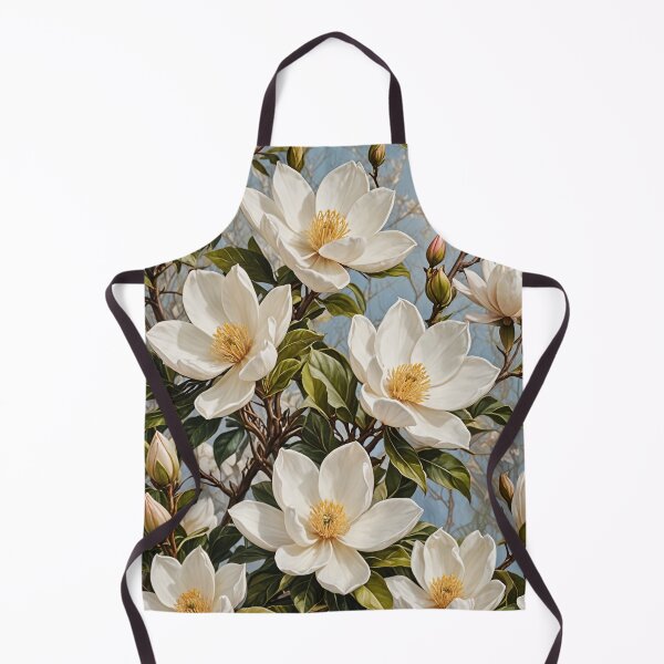Item preview, Pure Elegance: White Magnolia Flowers Design designed and sold by Lizetteh.