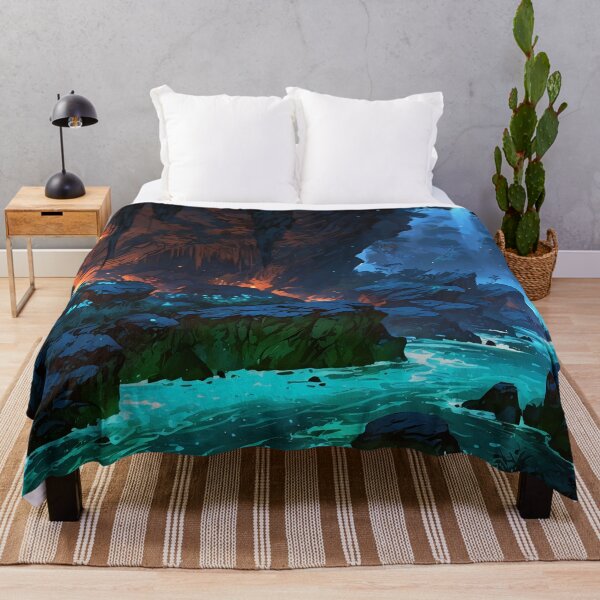 Item preview, "Ethereal Gorge A Fantasy River's Glow" designed and sold by ArtComixHaven.
