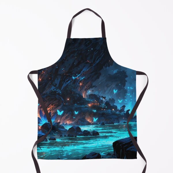 Item preview, "Luminous Enclave Mystical Blue Butterfly Haven" designed and sold by ArtComixHaven.