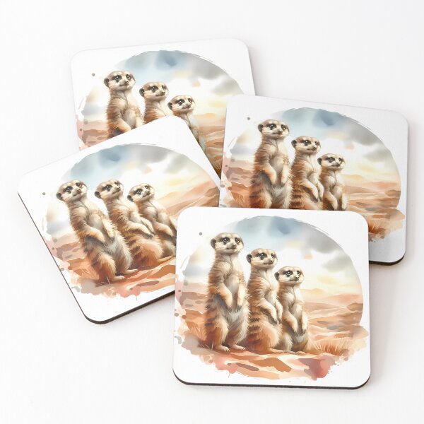 Item preview, Group of meerkats standing designed and sold by RubisLeaf.
