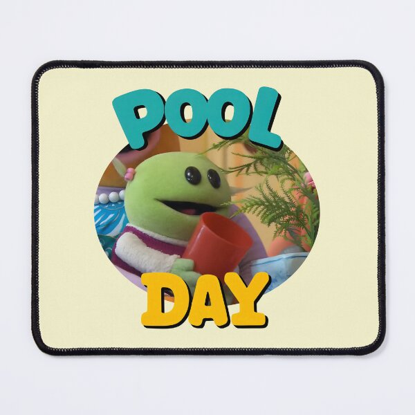 Item preview, Pool Day - Fun and Cheerful Nanalan Character Design | Bright and Playful Puppet Art | Nanalan Enjoying a Pool Day Captured in a Joyful Illustration designed and sold by FEBRICAST.
