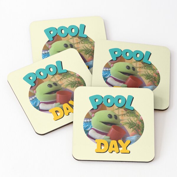 Item preview, Pool Day - Fun and Cheerful Nanalan Character Design | Bright and Playful Puppet Art | Nanalan Enjoying a Pool Day Captured in a Joyful Illustration designed and sold by FEBRICAST.