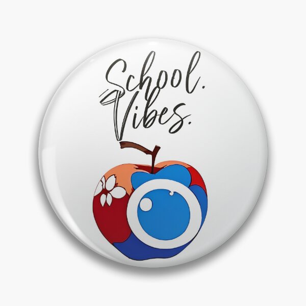 Item preview, School Vibes A Retro Design Vintage Style T-Shirt designed and sold by WitMeme.