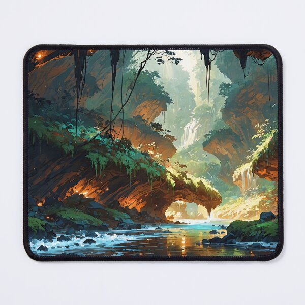 Item preview, Towering Dreams Amidst Mystical Waters designed and sold by ArtComixHaven.
