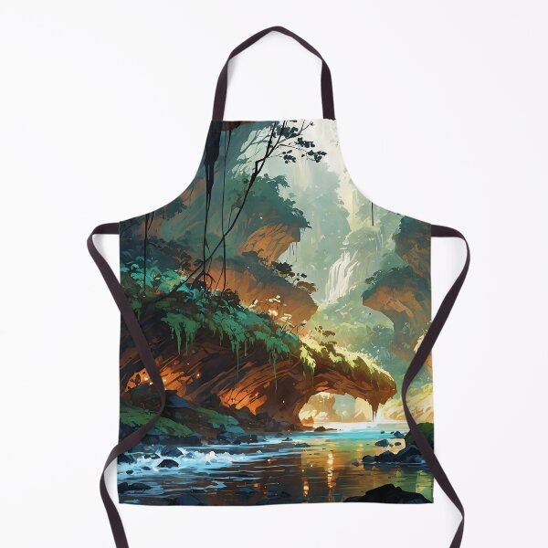 Item preview, Towering Dreams Amidst Mystical Waters designed and sold by ArtComixHaven.