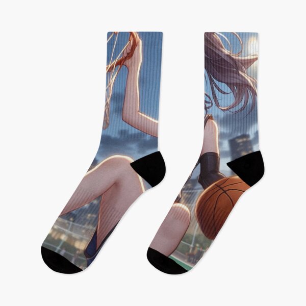 Item preview, Cute Cool Anime girl playing basketball, Pretty girl dribbling, Beautiful sports professional female basketballer at tournament jump shooting (SGVisionary) designed and sold by SGVisionary.