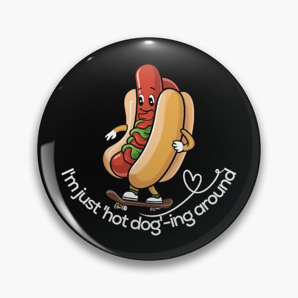 Item preview, Hot Diggity Dog on a Skateboard designed and sold by ArchVibe.