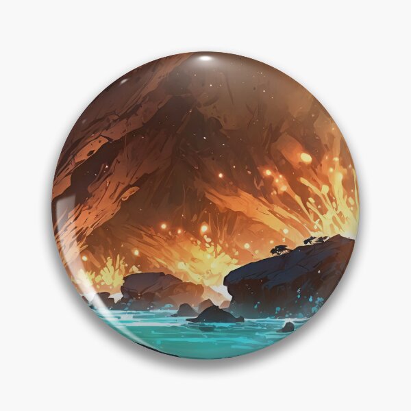 Item preview, Enchanted Twilight Over Luminous Lagoon designed and sold by ArtComixHaven.