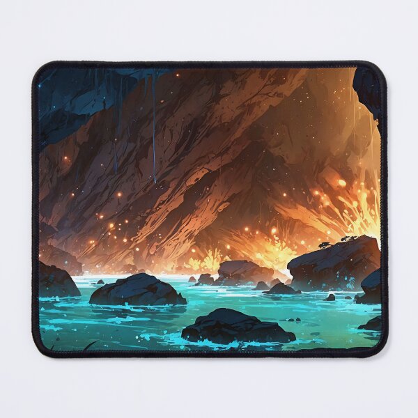 Item preview, Enchanted Twilight Over Luminous Lagoon designed and sold by ArtComixHaven.