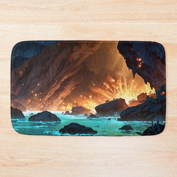 Item preview, Enchanted Twilight Over Luminous Lagoon designed and sold by ArtComixHaven.