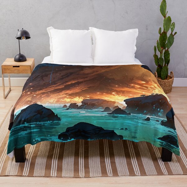 Item preview, Enchanted Twilight Over Luminous Lagoon designed and sold by ArtComixHaven.