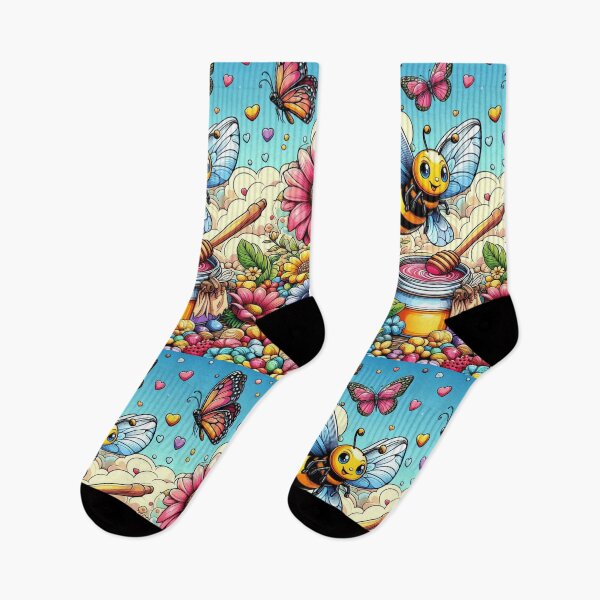 Item preview, A bee in the land of flowers designed and sold by warrior4print.