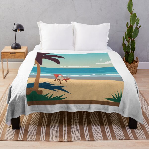 Item preview, Cat relaxing on the beach designed and sold by 79Graphics.