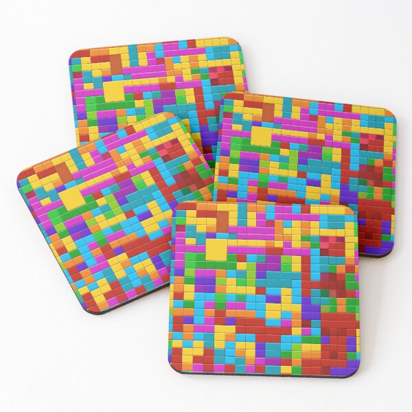 Item preview, Colourful squares designed and sold by Julia Rudens.