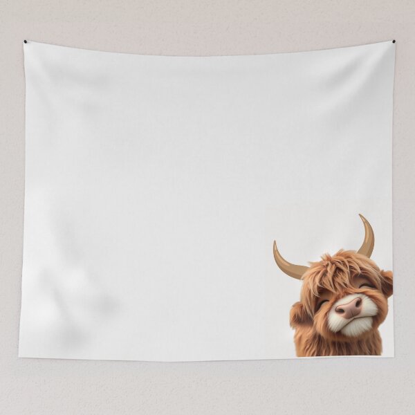 Item preview, Scottish Hairy Highland Cow ' HeNRY B 2 ' designed and sold by ELK20.
