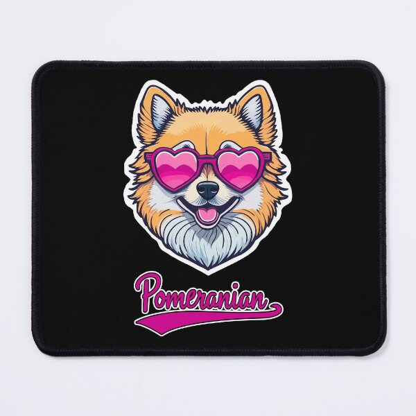 Item preview, Pomeranian in Heart Shaped Sunglasses designed and sold by KellysComColors.