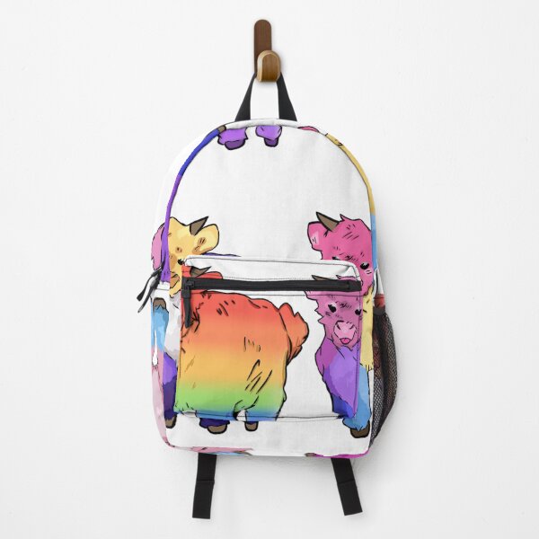 Item preview, LGBTQ+ cow pack flag colors designed and sold by amarisketches.