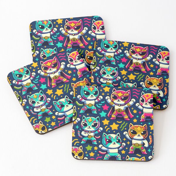 Artikelvorschau, Luchador-Katze entworfen und verkauft von Belarte.shop.