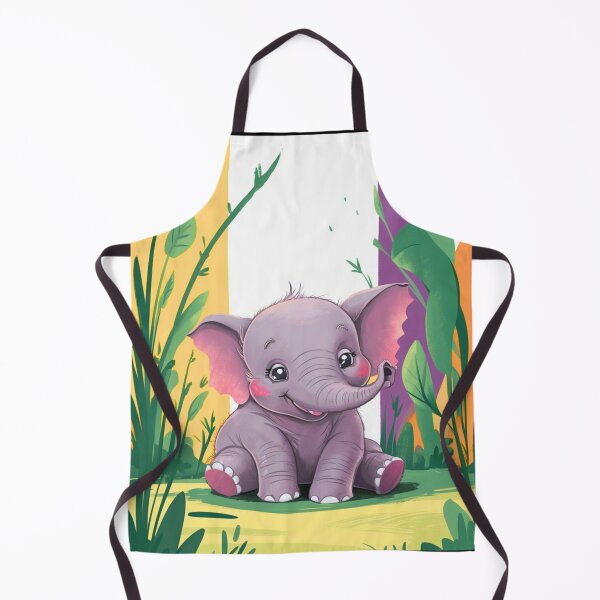 Item preview, Cute Elephant. Little elephant, colorful elephant, elephant drawing designed and sold by ElephantVibes.