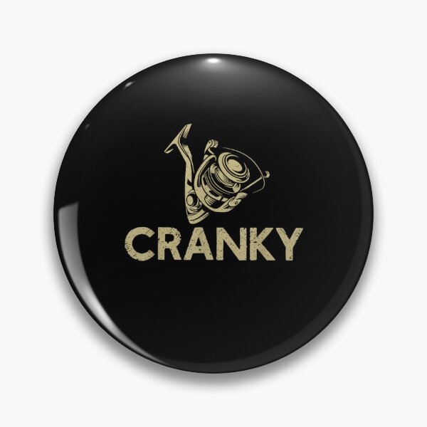 Item preview, Cranky Fishing Reel designed and sold by VerdePlantTees.