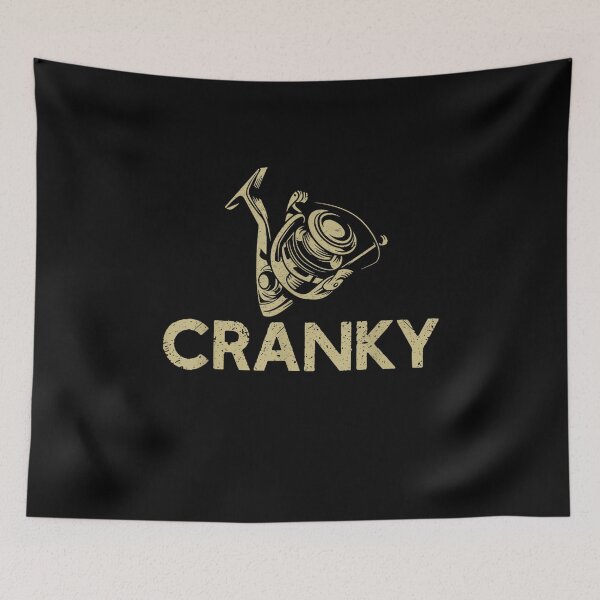 Item preview, Cranky Fishing Reel designed and sold by VerdePlantTees.