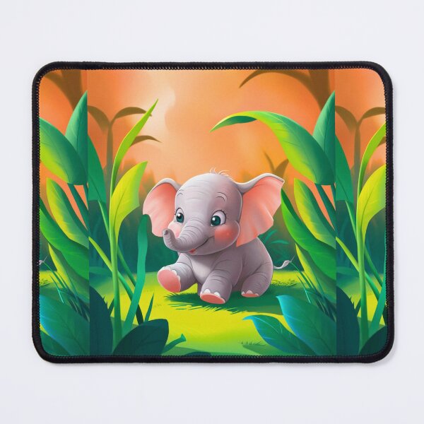 Item preview, Cute Elephant. Little elephant, colorful elephant, elephant drawing designed and sold by ElephantVibes.