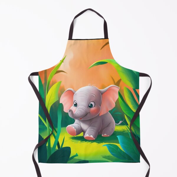 Item preview, Cute Elephant. Little elephant, colorful elephant, elephant drawing designed and sold by ElephantVibes.