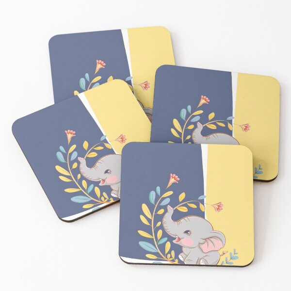Item preview, Cute Elephant. Little elephant, colorful elephant, elephant drawing designed and sold by ElephantVibes.