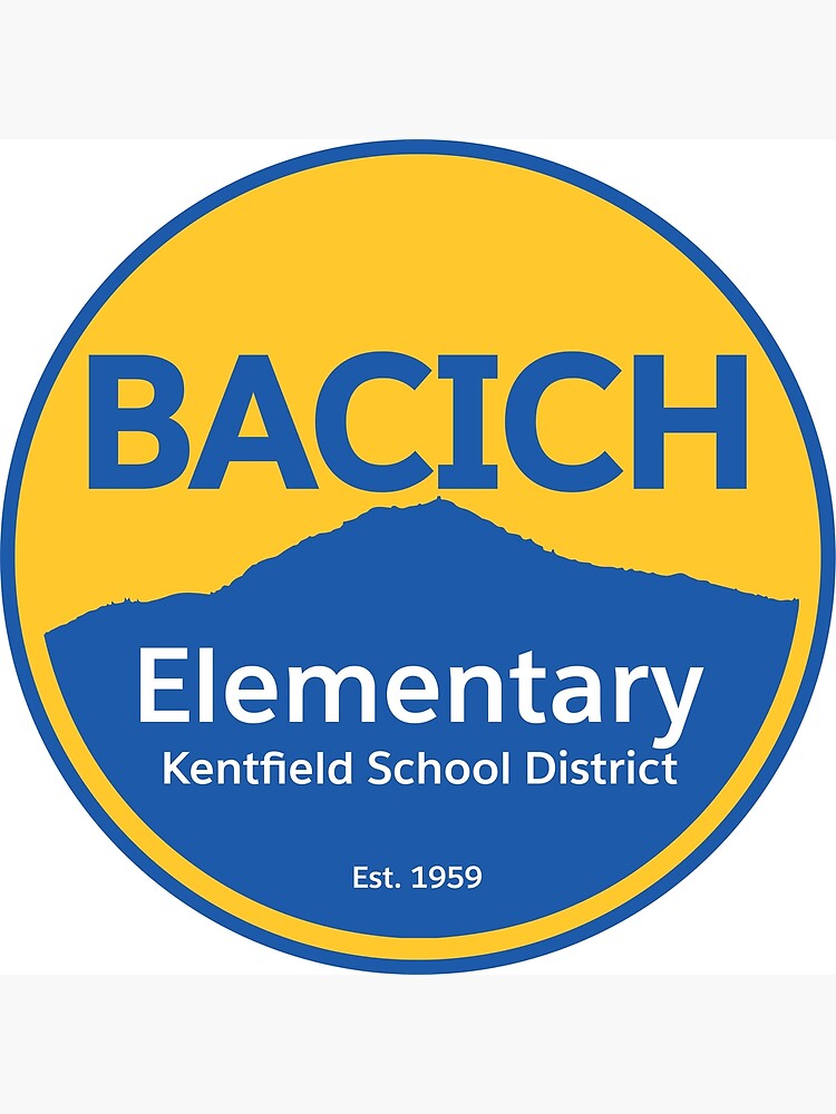 bacich-elementary-school-colors-logo-poster-by-sepiatone-redbubble