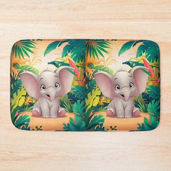 Item preview, Cute Elephant. Little elephant, colorful elephant, elephant drawing designed and sold by ElephantVibes.